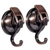 Strong Suction Cup Hook, Vacuum 2 Pieces, Load Capacity 11.0