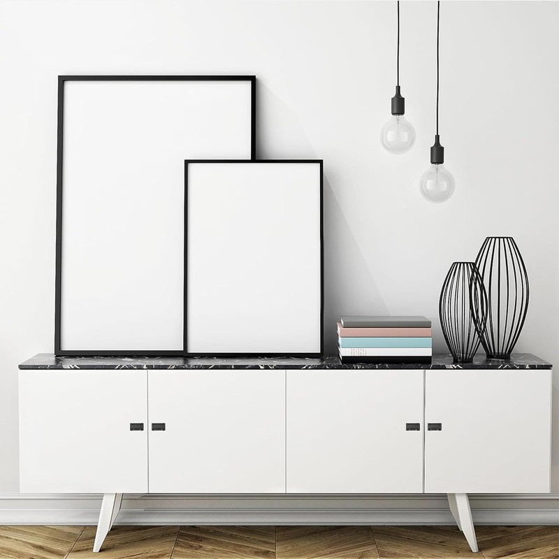 MOROBOR Pocket Doors Drawer Handle Flush Pull, 4pcs Hidden Concealed