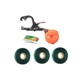 MAX HT-R45L Tapener Plant Tying Tool Kit with Large MGT TieTape & MAX Staples.