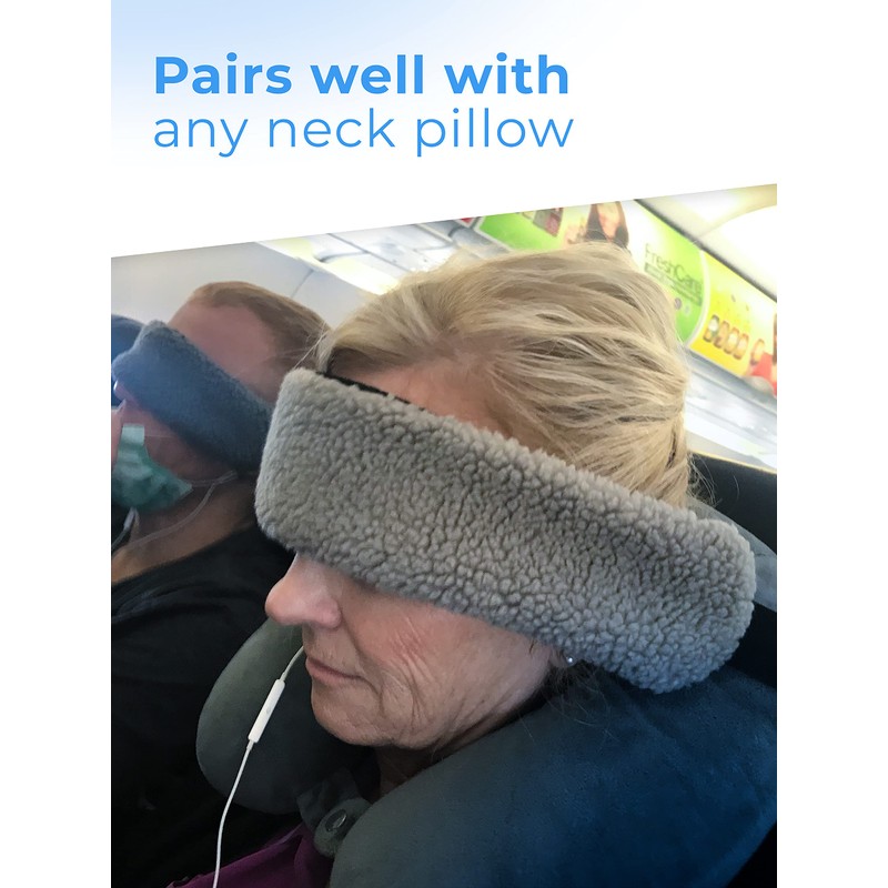 SeatSleeper Travel Pillow Alternative Stops Bobbing | Airplane Head Straps