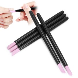 Juego De 5 Limas De Piedra Pmez Para Uas, Arte De Uas, Piedra De Cuarzo, Pluma Para Pulir, Exfoliante, Empujador De Cutculas, Varilla De Pulido Para  