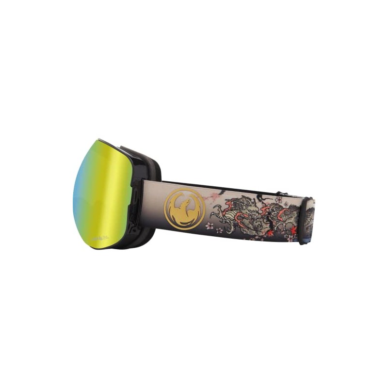 Dragon Alliance X2 Edo Lumalens Gold Ion Snow Goggles