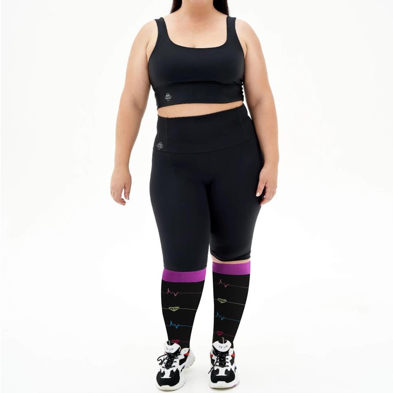 Ancrina Plus Size Compression Socks for Women & Men Wide