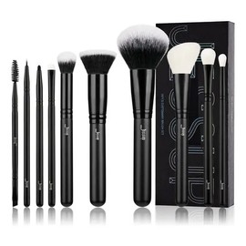 Jessup Kit de 10 brochas de maquillaje de lana T323 Profesionale