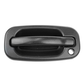 TRQ Door Handle Outside Exterior Textured Flat Black Front Driver Side Left LH for Chevy GMC Pickup Trucks & SUVs Silverado/Suburban/Tahoe/Sierra/Yukon/Avalanche
