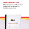 Roaring Spring School Smart Stitched Cover Composition Book - 8.5