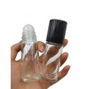 ZQDZYIE 2Packs Glass Roller Bottles 30ml/1 Oz Plastic Roller Ball