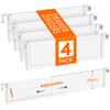 Lifewit Set of 4 Hanging Drawer Dividers, Adjustable, 8 cm