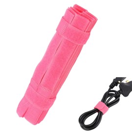 Reusable Cable Ties, 50pcs/lot Cord Organizer Ties Cable Organizer Reusable Cable Ties Cable Straps Cable Management Straps Wire Ties for Office Home Data Centers(Pink)