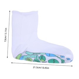 OATIPHO 2pairs Reflexology Socks Acupoint Map Foot Massage Tools Cotton Socks Acupressure
