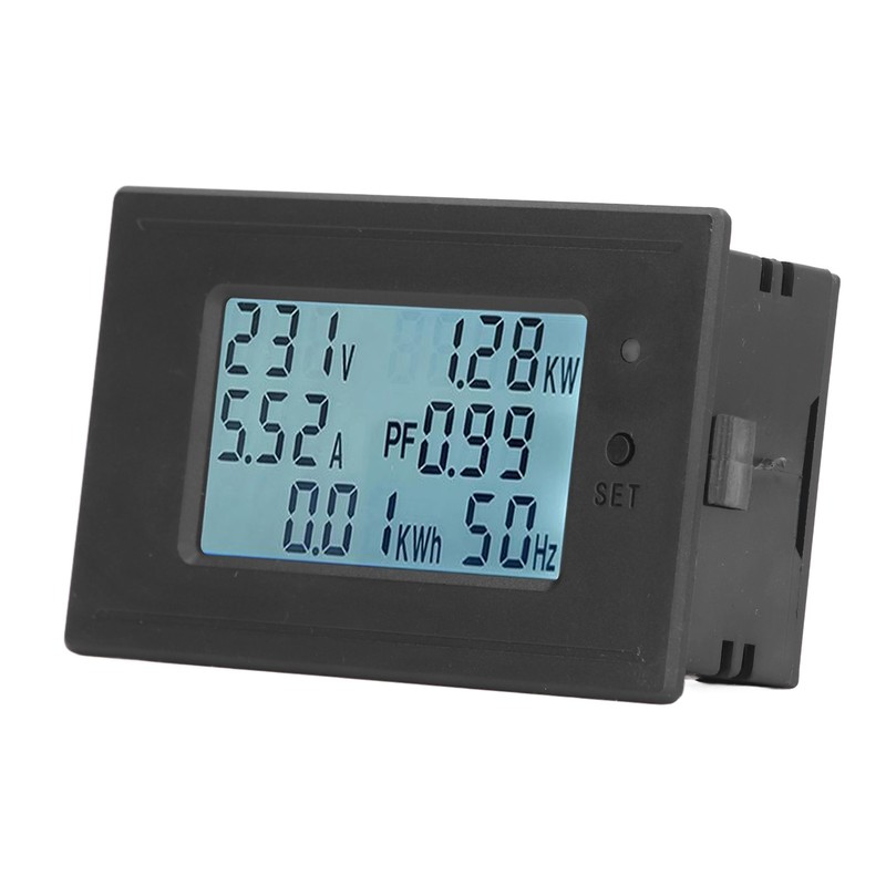 Battery Capacity Monitor Current Voltage Temperature Indicator Backlit LCD Display