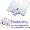 Qlvily 30PCS Nail Plates for Wood Studs, 1.5 x 3