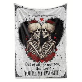 Huglanket for Men, Women, Him, Her, Wedding Blanket for Wife, Husband, Boyfriend, Girlfriend, I Love You Gift for Couples 50" x 60"