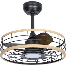 Xcity 17.8 Inch Low Profile Ceiling Fan with Lights and Remote, Dimmable Flush Mount Fan with 3 Color Temps, Quiet 6-Speed DC Motor, 4H Timer, Reversible Airflow for Bedroom Living Room