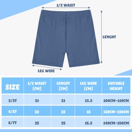 Boyiee 12 Pack Girls Shorts Toddler Bike Shorts Dance Gymnastics Yoga Shorts Safety Active Under Dress Shorts (Soft Color, 6-7 Years)