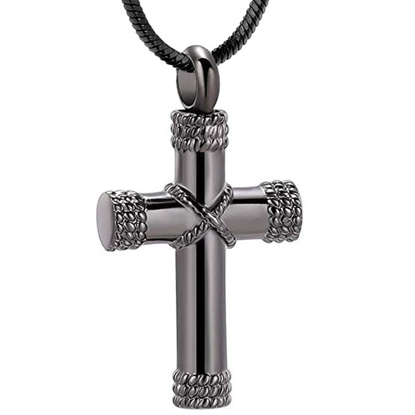 shajwo Cremation Jewelry Cross Urn Ashes Necklace of loved one