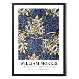 State Media Vision William Morris Tulip & Willow Poster – Famous Artist Drawings - Stylish Home Decor - Variety of Sizes (Tulip & Willow, A4 Print Only)