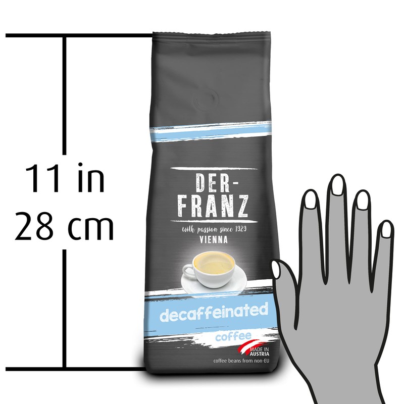 Der-Franz Decaffeinated Coffee, ground, 2 x 500 g