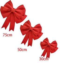 Extra Large Bow Decorative Bow DIY Giant Bow Decorative Bow Giant Large Red Bow Car Bow Gift Bow for Wedding Party Car Valentine's Day Christmas Gift Decoration Blue 50 cm