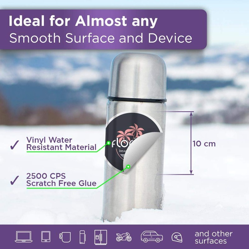 Vinyl Stickers (Set of 2) 10cm - Burg Eltz Medieval