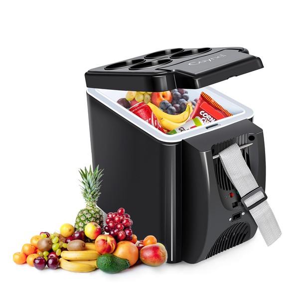 CAYNEL 12V 6 Quart Personal Thermoelectric, 6 Liter Capacity, Portable