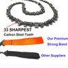 Outdoor Survival Hand Chain Saw Emergency Pocket Gear Camping Hiking