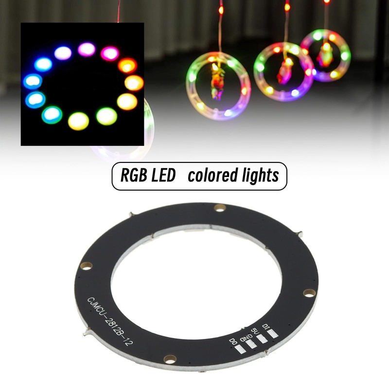 Create idea 5pcs RGB LED Ring 12 Bit RGB LED
