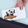 'Sleeping Sloth and Baby Panda' Pill Box with Tablet Splitter