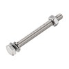 sourcing map M6 x 65mm Hex Head Screws Bolts, Nuts,