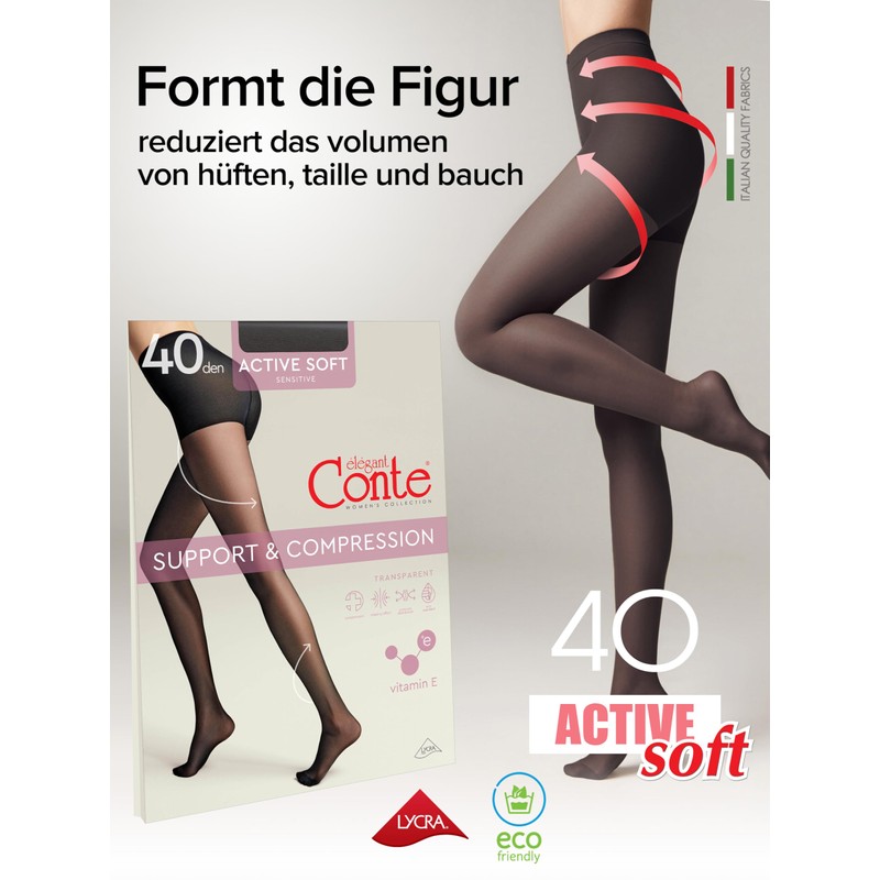 Conte elegant Conte elegant Damenstrumpfhose f1r empfindliche Haut mit Vitamin