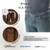 Fenix Men's Belt, Adjustable Leather Belt, Happy Size 85 cm