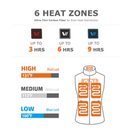 Venustas Women's Recycled Heated Down Vest with Battery Pack, Lightweight Electric Heating Puffer Vest for Hiking, Skiing