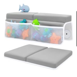 Toodly Baby Bath Kneeler and Elbow Rest Pad Set - Baby Bath Support for Knees and Elbow