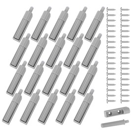 Pack of 20 Cabinet Door Dampers, Soft Close Retrofitting, Door Damper Against Banging Doors, Door Damper Pressure Door Opener, Furniture Door Damper, Door Catch for Kitchen Cupboard, Office, Cabinets