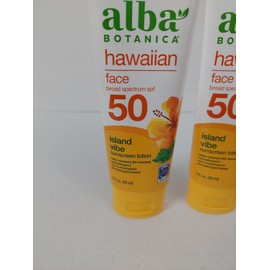 Alba Botanica 2 Alba Botanica Hawaiian Face Broad Spectrum  SPF 50, Island Vibe Exp 02/25