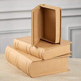 Factory Direct Craft Paper Mache Book Box Set | Set of 3
