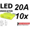 LED Status Car ATO Fuses Blade Fuses TFTL0 Set 3A