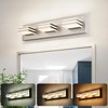 yumcrelect Brushed Nickel Vanity Lights for Bathroom Light Fixtures (3-Light,