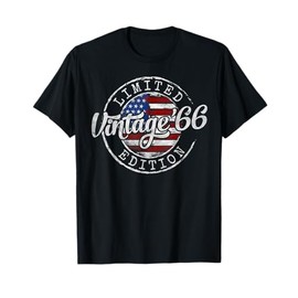Vintage 1966 59th Birthday Gifts For Men Women 59 Year Old T-Shirt
