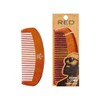 RED by Kiss Premium Wood Men Long Beard Comb, Easy