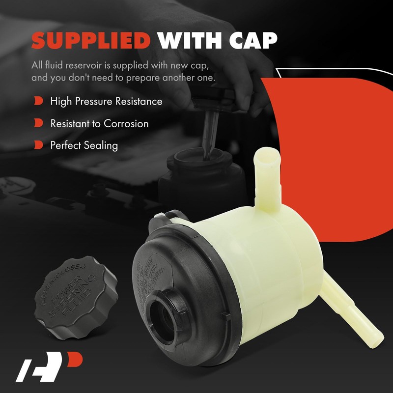 A-Premium Power Steering Reservoir with Cap Compatible with Kia Forte