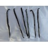 Premium Vanilla Beans, 6 Pieces, 15-16 cm Long, Packed in