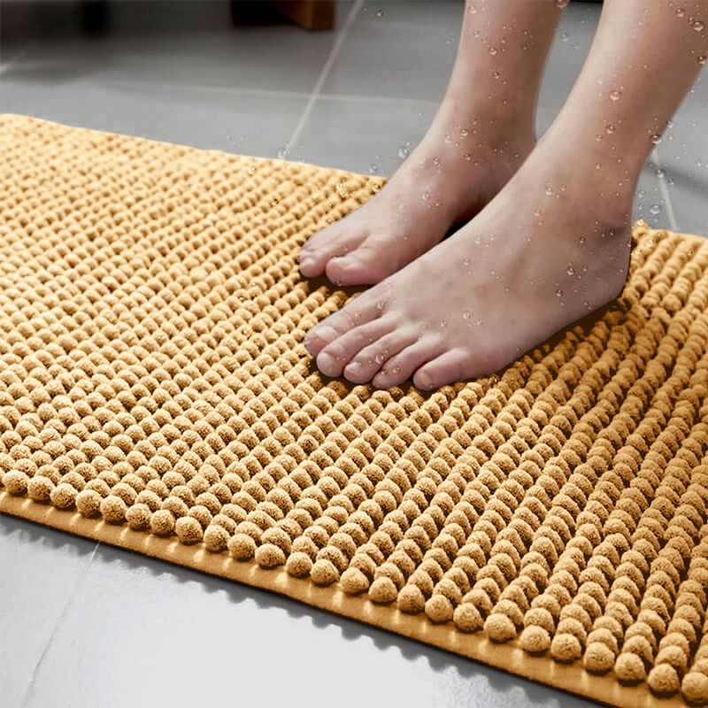 flintronic Non-Slip Bath Mat, 50 * 80 cm Chenille Bath