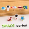 Cute Creative 5PCS Space Astronaut Push Pins, Cartoon Corkboard Pins