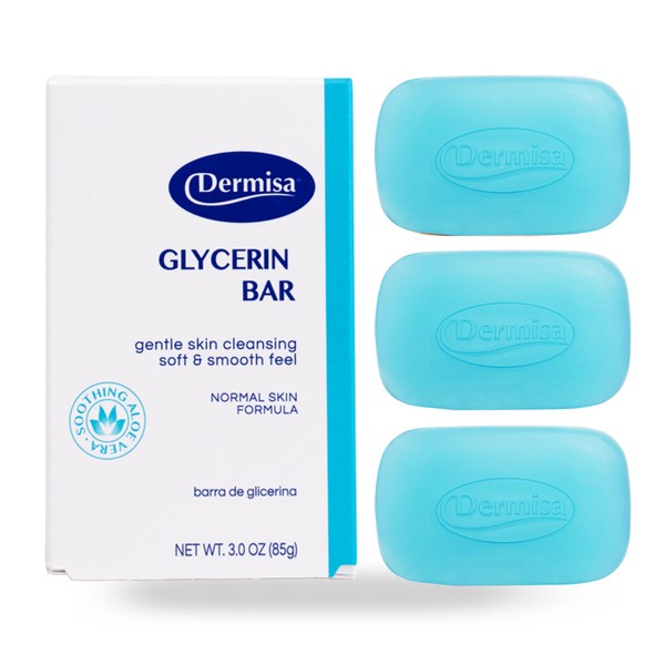 Dermisa Glycerin Bar with Aloe Vera | Helps to Gently