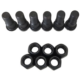Generic 6 pcs Rear Wheel Stud/Bolt Nut Set for Toyota Forklift 7-8FD20~30 43812-23320-71