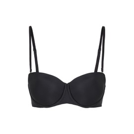 Hunkemöller Jane Preformed Strapless Underwired Bra, Caviar