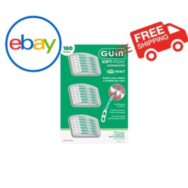 GUM Soft-Picks Advanced Mint, 180 Count FREE SHIPPING