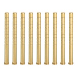 PATIKIL 250 Grain Archery Arrow Brass Insert, 9 Packs Insert Screw Copper Brass Arrow for .244/6.2mm Carbon Arrows