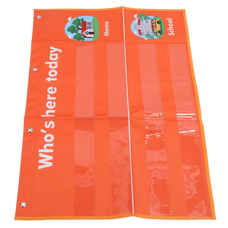 Attendance Pocket Chart with Large Cards Daily Schedule Classroom Management